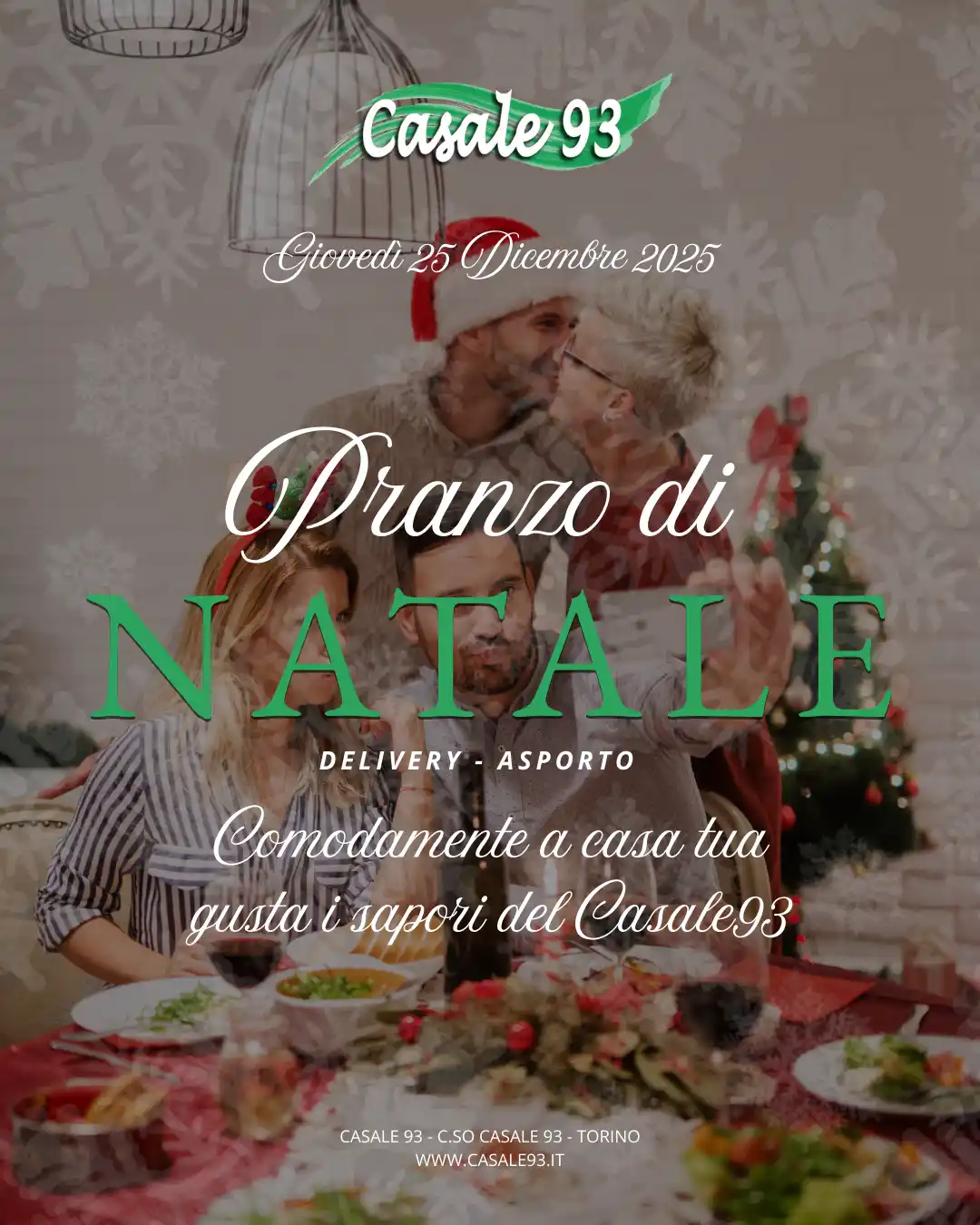 Menù di Natale a domicilio Casale93